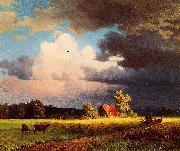 Albert Bierstadt Bavarian_Landscape Sweden oil painting artist